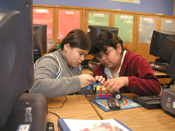 Students Collaborate on Robot