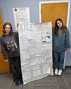 Students presenting their project