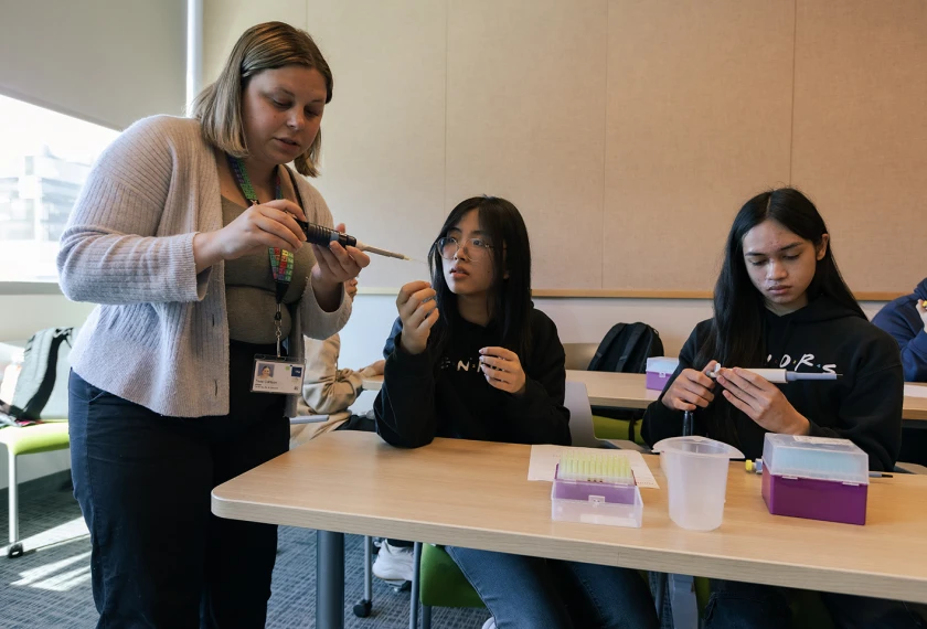 Science Work-Based Learning Experience in Mission Bay Hub